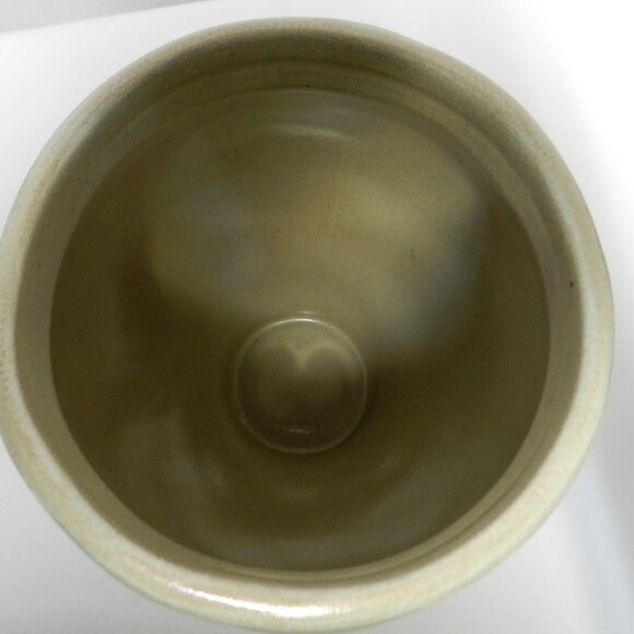 Hearth & Hand Magnolia Urn Vase ceramic 7.5" Tall Jar smooth beige brown Pottery - Picture 7 of 8